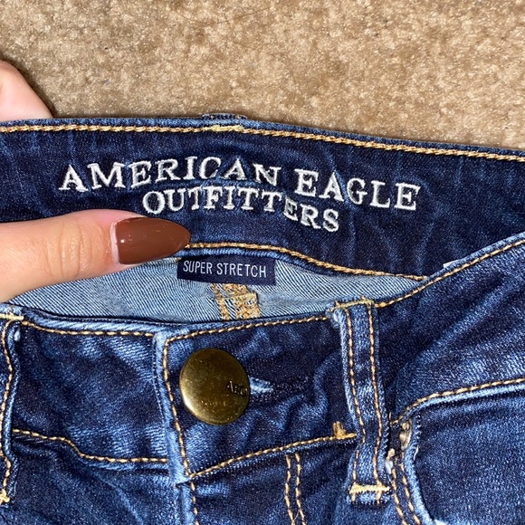 Dark colored American Eagle jeans. - Picture 3 of 3